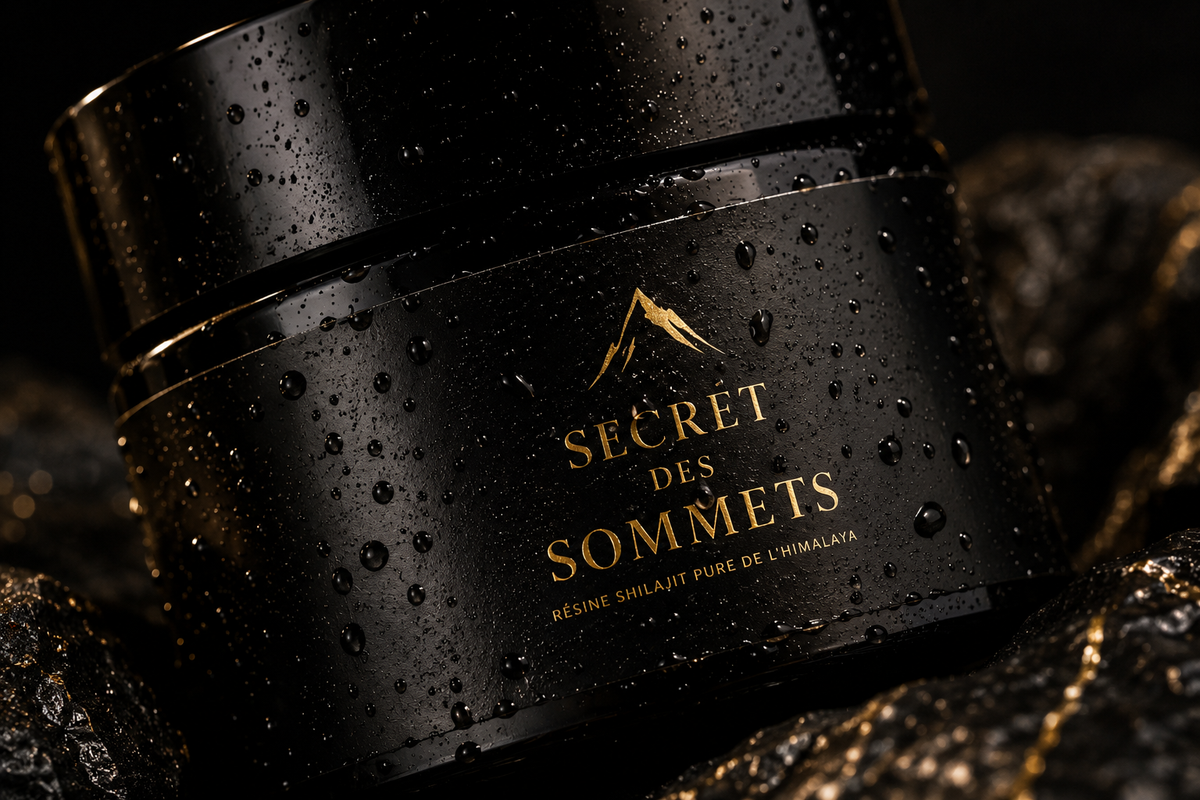 Résine Shilajit pure de l'Himalaya