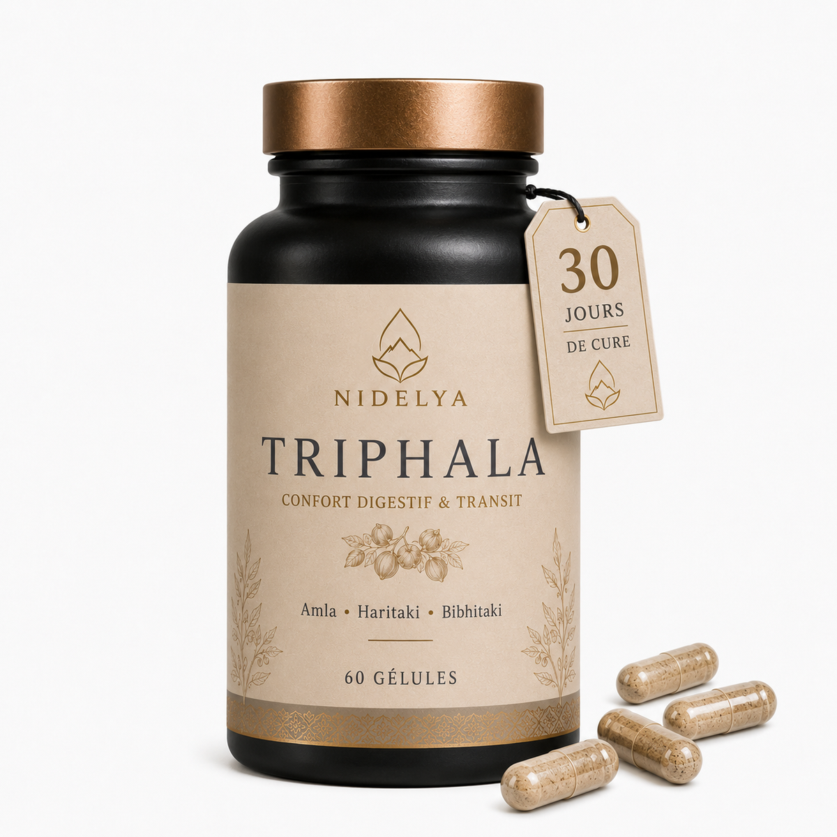Triphala Nidelya en gélules végétales