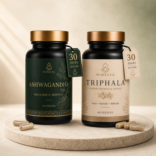 Pack Équilibre Nidelya Ashwagandha et Triphala
