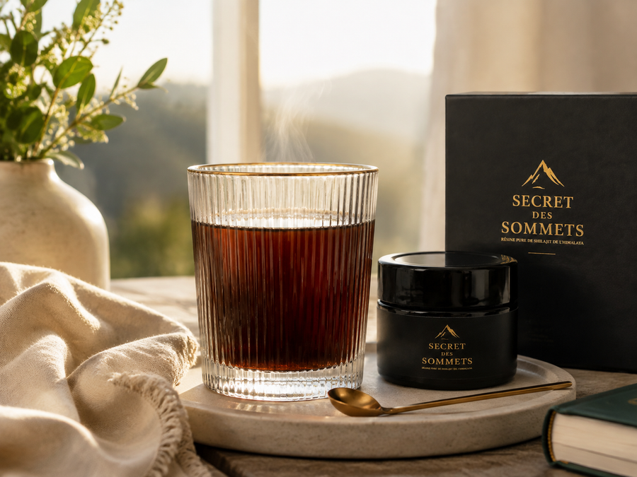 Intégrer le Shilajit à un rituel du matin